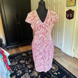Michael Kors Red Leaf Dress